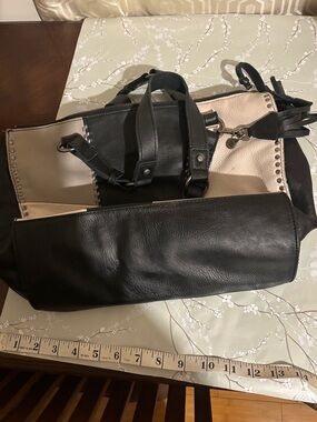 The Sak patchwork leather purse